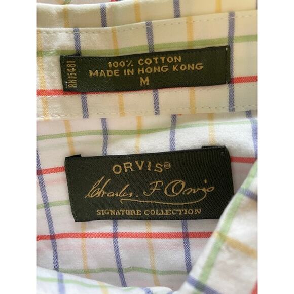 Orvis Men's Size Medium Shirt Long Sleeve Button Up‎ 100% Cotton - Picture 3 of 4